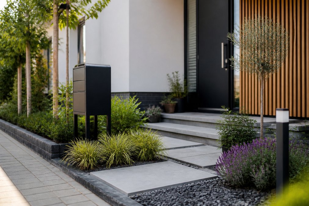 4 beste design elementen voor een kleine voortuin