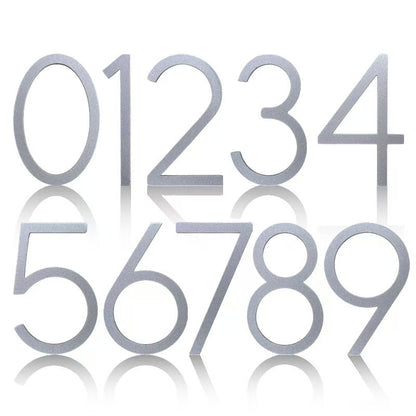 Huisnummer Grijs
